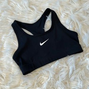 Nike Dri Fit Sports Bra Black Size Small New Without Tags